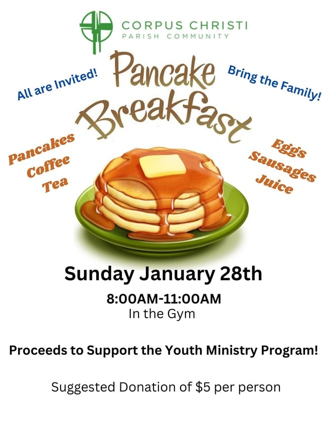 Youth Pancake Breakfast Corpus Christi, Chatham Township Chatham